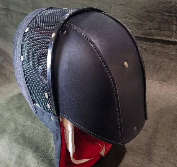 Stitched Leather Back Of the Head Protection hema fencing mask