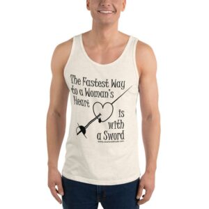 The Way To A Woman's Heart Unisex Tank Top