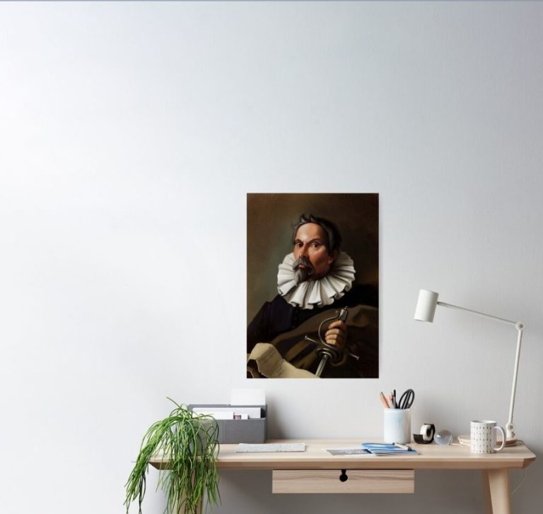 Capo Ferro Portrait Poster HEMA Historical European Martial Arts