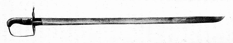 A British 1796 Heavy Cavalry Sword purchased by Sweden in 1808.
