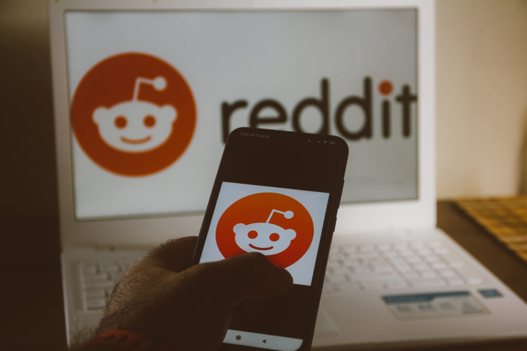 June 7, 2020, Brazil. In this photo illustration the Reddit logo is displayed on a smartphone